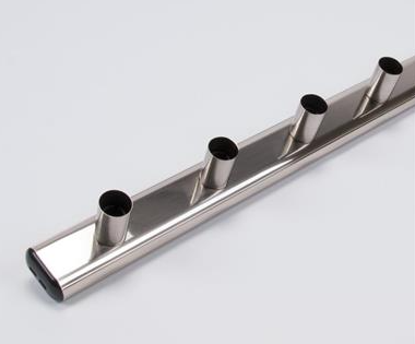 HL-804 4LT H-WOOD B15 45CM SATIN CHROME